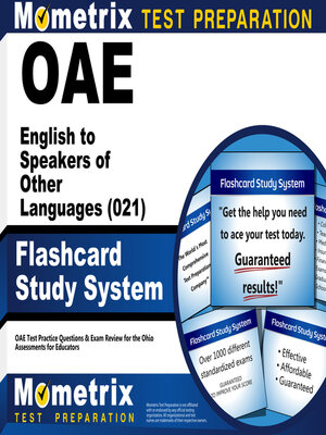 cover image of OAE English to Speakers of Other Languages (021) Flashcard Study System